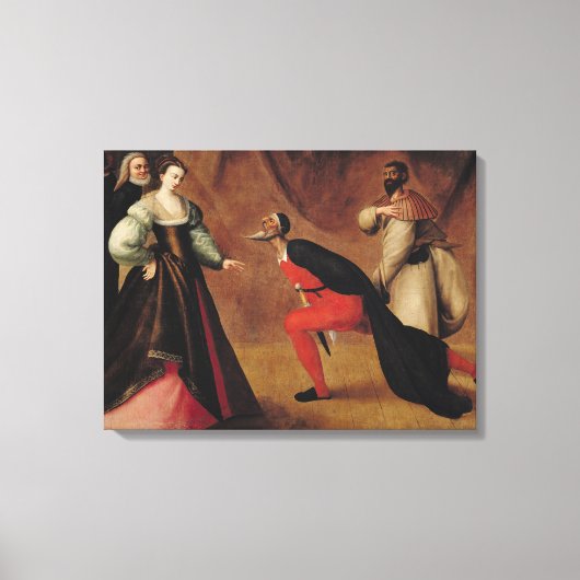 Toile Scène à partir d'une pièce (Recto)