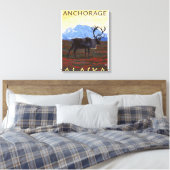 Toile Scène Caribou - Anchorage, Alaska (Insitu(Chambre))
