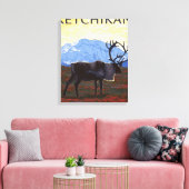 Toile Scène Caribou - Ketchikan, Alaska (Insitu(Salon))