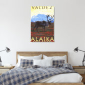 Toile Scène Caribou - Valdez, Alaska (Insitu(Chambre))