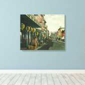 Toile Scène Chinatown Street (Insitu (Plancher de Bois))
