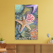 Toile Scène ConnecticutTidepool (Insitu(Salon))