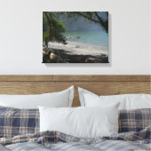 Toile Scène côtière, plage de brouillard, bord de mer, b (Insitu(Chambre))