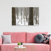 Toile Scène de bois enneigés (Insitu(Salon))