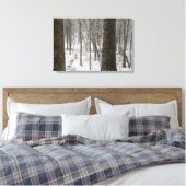 Toile Scène de bois enneigés (Insitu(Chambre))