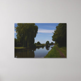 Toile Scène de canal anglais