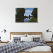 Toile Scène de canal anglais (Insitu(Chambre))