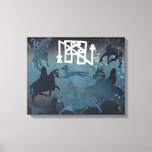 Toile Scène de chasse Pictish I 1995