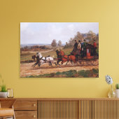 Toile Scène de coaching (Insitu(Salon))