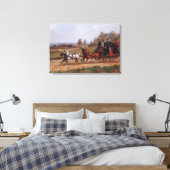 Toile Scène de coaching (Insitu(Chambre))