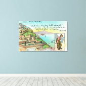 Toile Scène de dessin sur le climat (Insitu (Plancher de Bois))