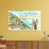 Toile Scène de dessin sur le climat (Insitu(Salon))