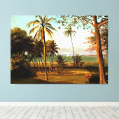 Toile Scène de Floride, célèbre oeuvre d'Albert Bierstad (Insitu (Plancher de Bois))