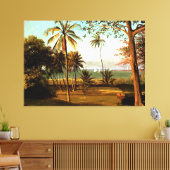 Toile Scène de Floride, célèbre oeuvre d'Albert Bierstad (Insitu(Salon))