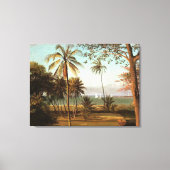 Toile Scène de Floride, peinture d'art fin, (Recto)