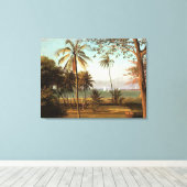 Toile Scène de Floride, peinture d'art fin, (Insitu (Plancher de Bois))