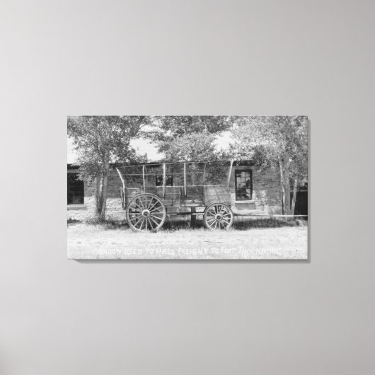 Toile Scène de Frieght Wagon (Recto)