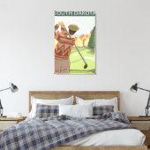 Toile Scène de golf Dakota du Sud (Insitu(Chambre))