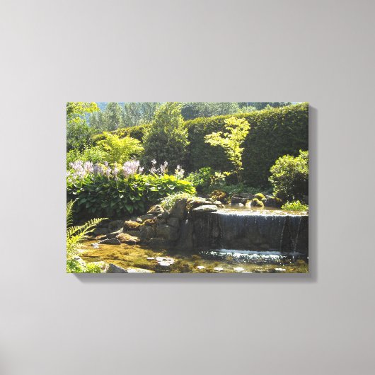 Toile Scène de jardin élégante (Recto)