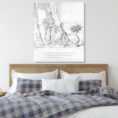 Toile Scène de la mariée d'Abydos par Lord Byron (Insitu(Chambre))