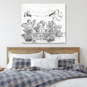 Toile Scène de la procession triomphale de Maximilien (Insitu(Chambre))