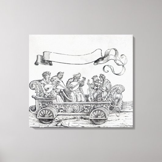 Toile Scène de la procession triomphale de Maximilien (Recto)