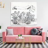 Toile Scène de la procession triomphale de Maximilien (Insitu(Salon))