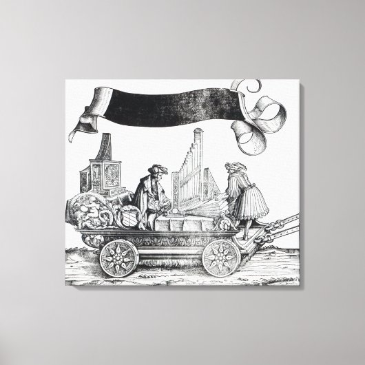 Toile Scène de la procession triomphale de Maximilien (Recto)