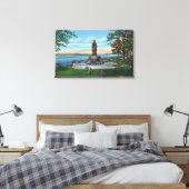 Toile Scène de la statue dans Promenade Park (Insitu(Chambre))