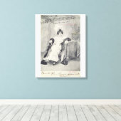 Toile Scène de l'Acte II de l'opéra "La Boheme" (Insitu (Plancher de Bois))