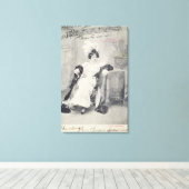 Toile Scène de l'Acte II de l'opéra "La Boheme" (Insitu (Plancher de Bois))