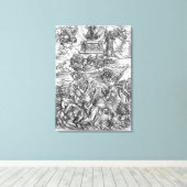 Toile Scène de l'Apocalypse (Insitu (Plancher de Bois))