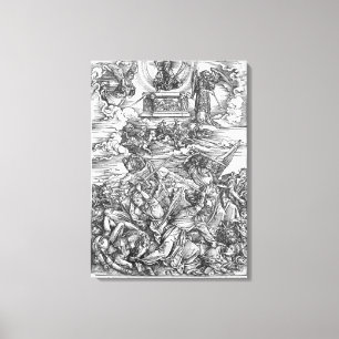 Toile Scène de l'apocalypse