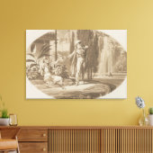 Toile Scène de 'Le mariage de Figaro' (Insitu(Salon))