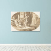 Toile Scène de 'Le mariage de Figaro' (Insitu (Plancher de Bois))