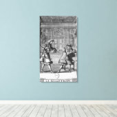 Toile Scène de "Le Misanthrope" (Insitu (Plancher de Bois))