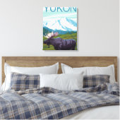 Toile Scène de l'orignal - Yukon, Alaska (Insitu(Chambre))