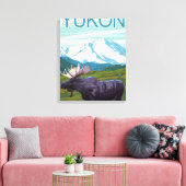Toile Scène de l'orignal - Yukon, Alaska (Insitu(Salon))