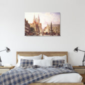 Toile Scène de marché à Braunschweig (Insitu(Chambre))