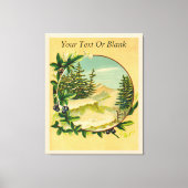 Toile Scène de montagne rustique (Recto)