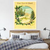 Toile Scène de montagne rustique (Insitu(Chambre))