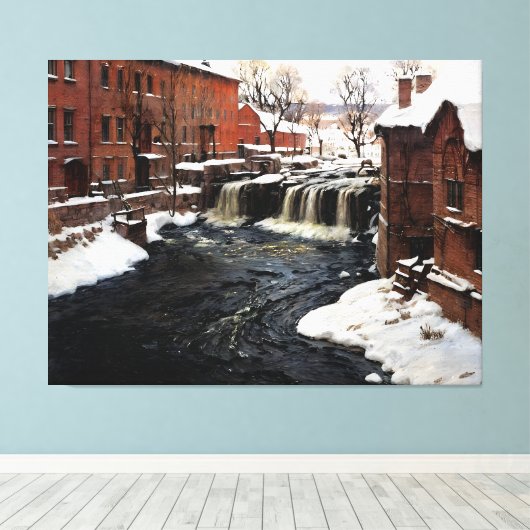 Toile Scène de moulage (Insitu (Plancher de Bois))