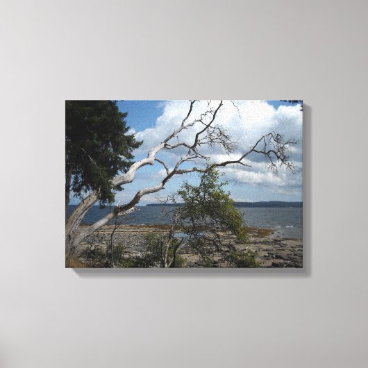 Toile Scène de nature avec des branches (Recto)