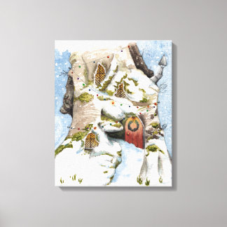 Toile Scène de Noël