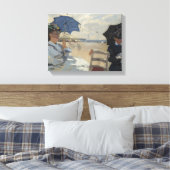 Toile Scène de plage de Claude Monet (Insitu(Chambre))