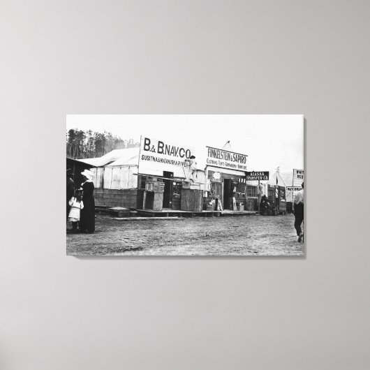 Toile Scène de rue à Anchorage, Alaska Photographie (Recto)