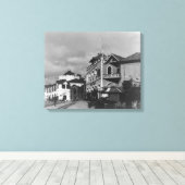 Toile Scène de rue à Mombasa Kenya Photo (Insitu (Plancher de Bois))