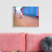 Toile Scène de rue à Trinidad, Cuba (Insitu(Salon))