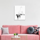 Toile Scène de rue Abstraite (Insitu(Salon))