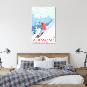Toile Scène de snowboard du Vermont (Insitu(Chambre))